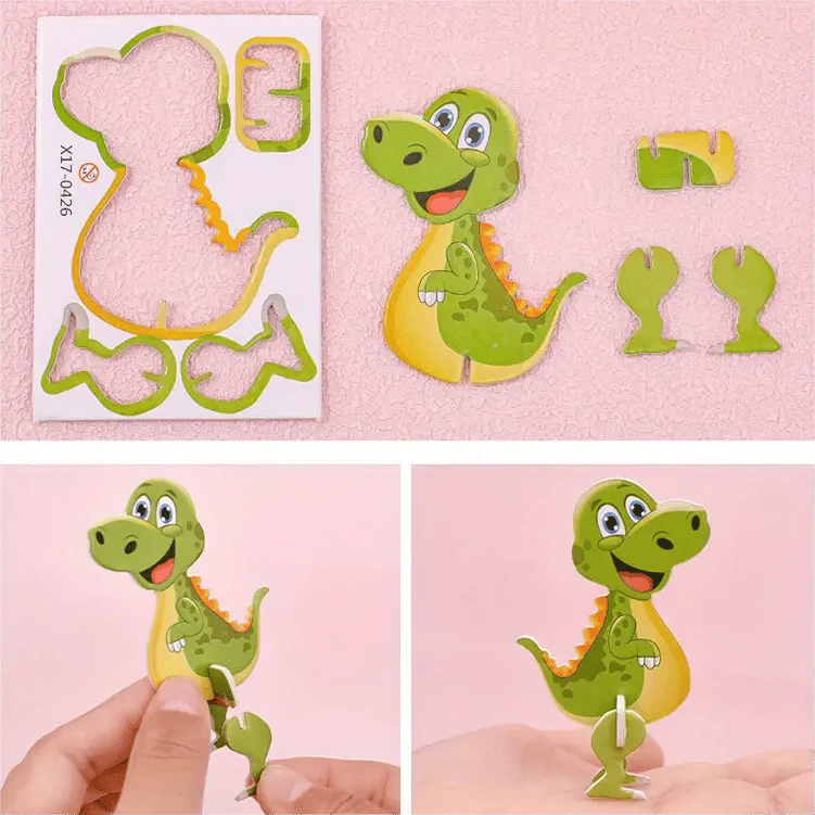 ✨【25PCS Kids 3D Cartoon Puzzle 】✨