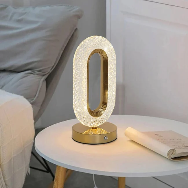 ✨Luxury Crystal USB LED Desktop Night Lamp | Dimmable