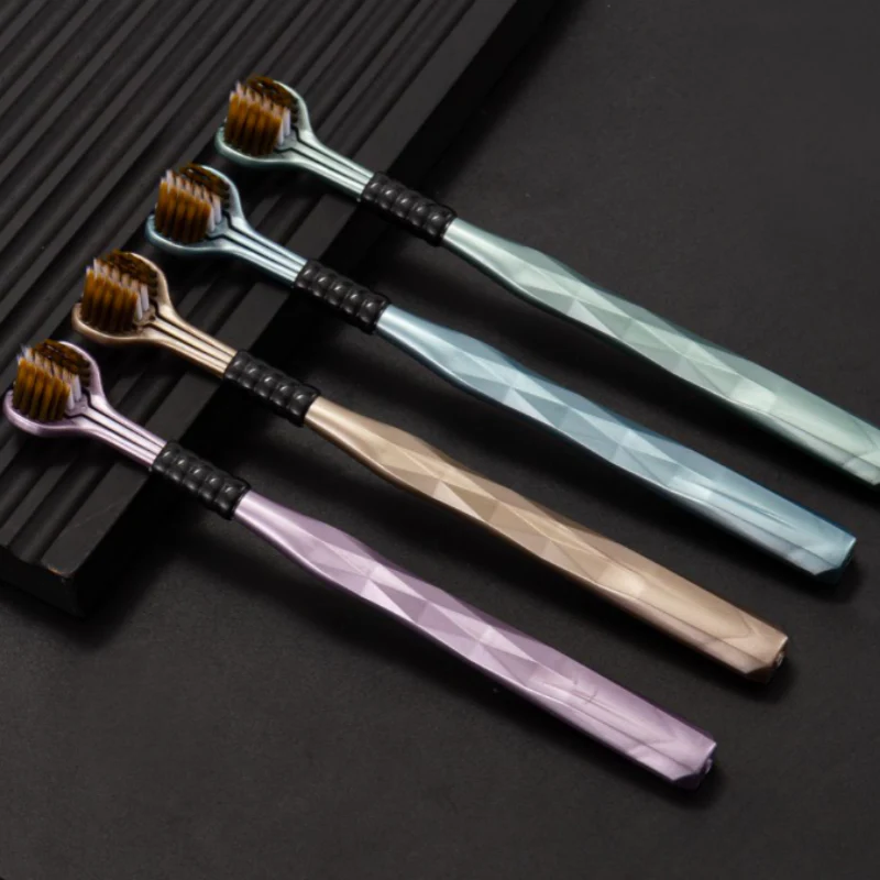 HOT SALE🦷Three-headed multi-angle cleaning toothbrush