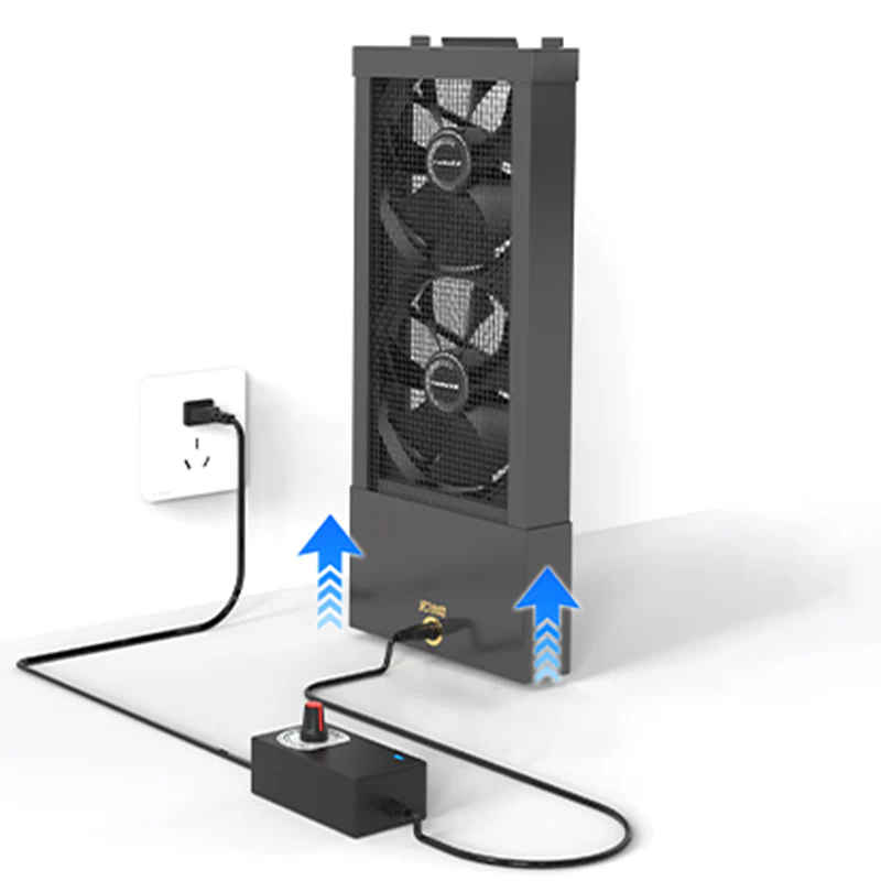 Window Exhaust Fan with Adjustable Speed Settings