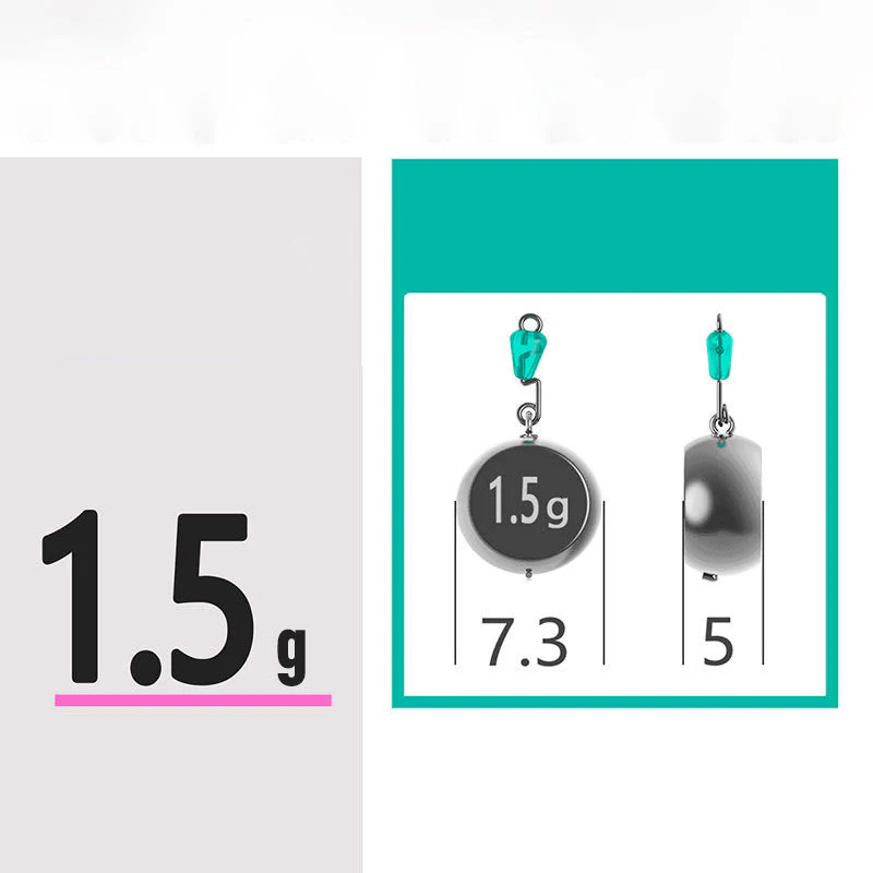 🎣 No Roll Sinker – Stay Put, Catch More Fish 🌊