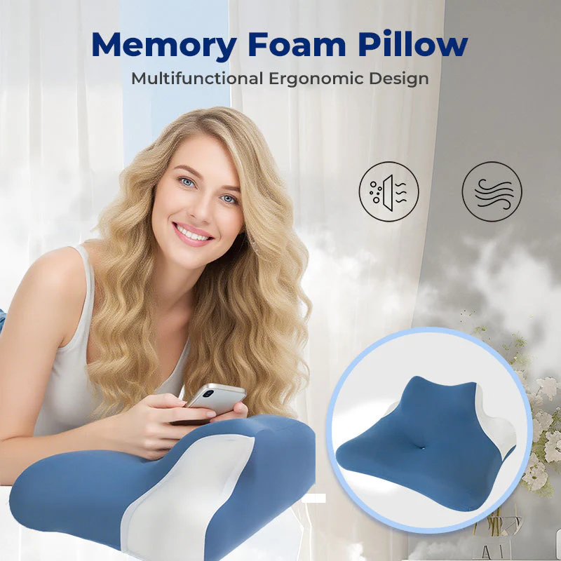 Multifunctional Ergonomic Memory Foam Pillow