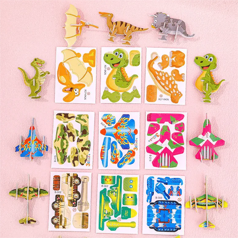 ✨【25PCS Kids 3D Cartoon Puzzle 】✨