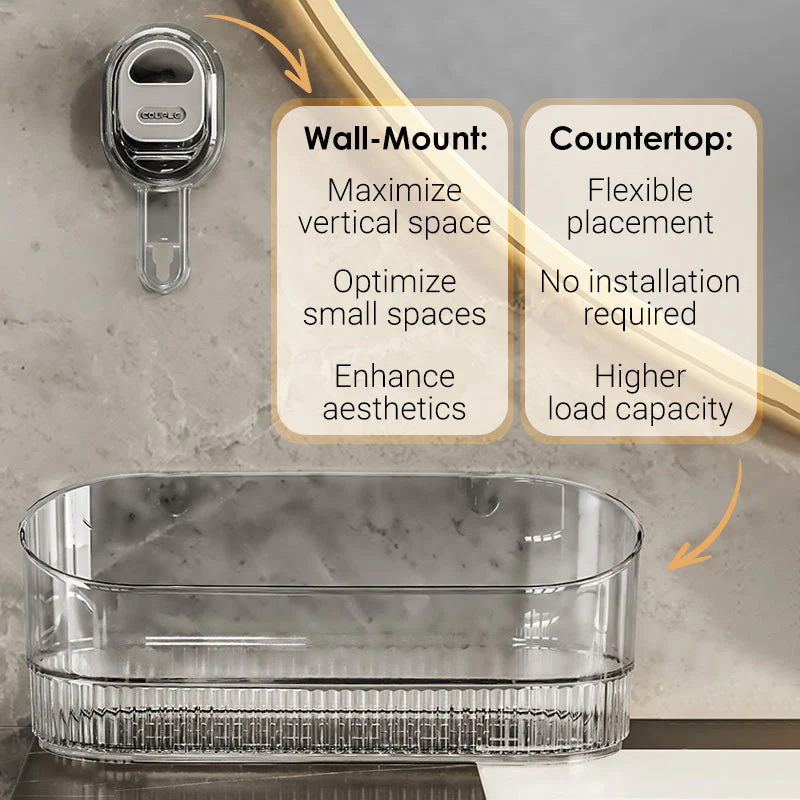 🔥New Upgrade 🍃Hot Sale 50% Off🔥Suction Cup Storage Rack with Drain Hole【Factory direct sales】