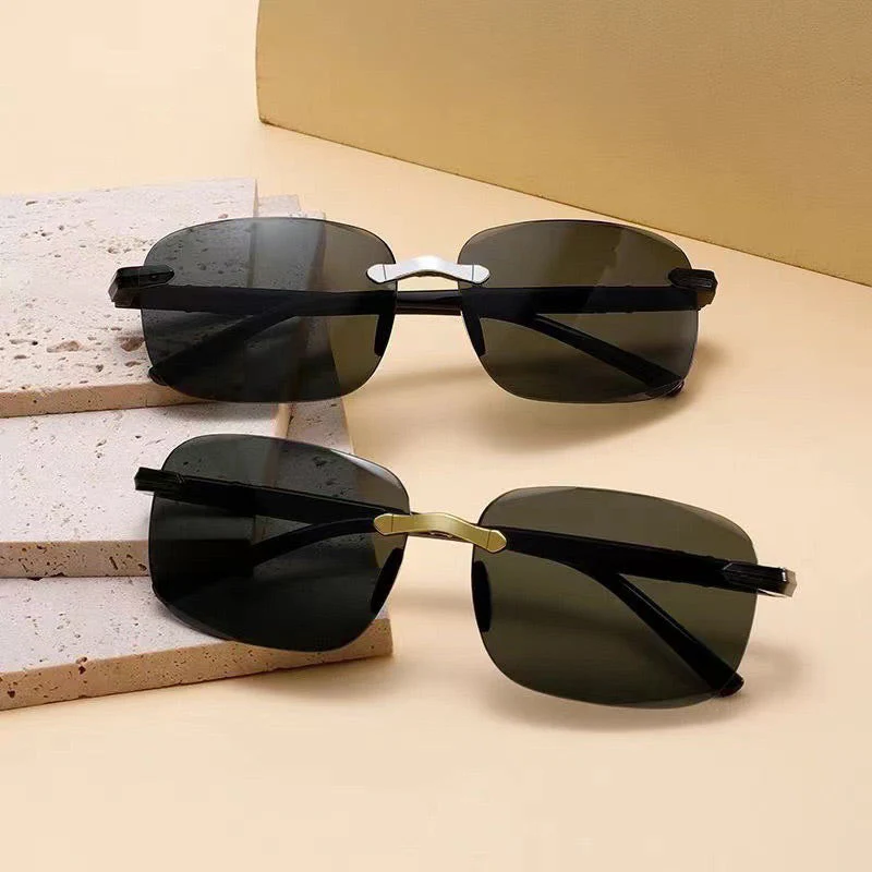 High-definition, frameless, protective sunglasses