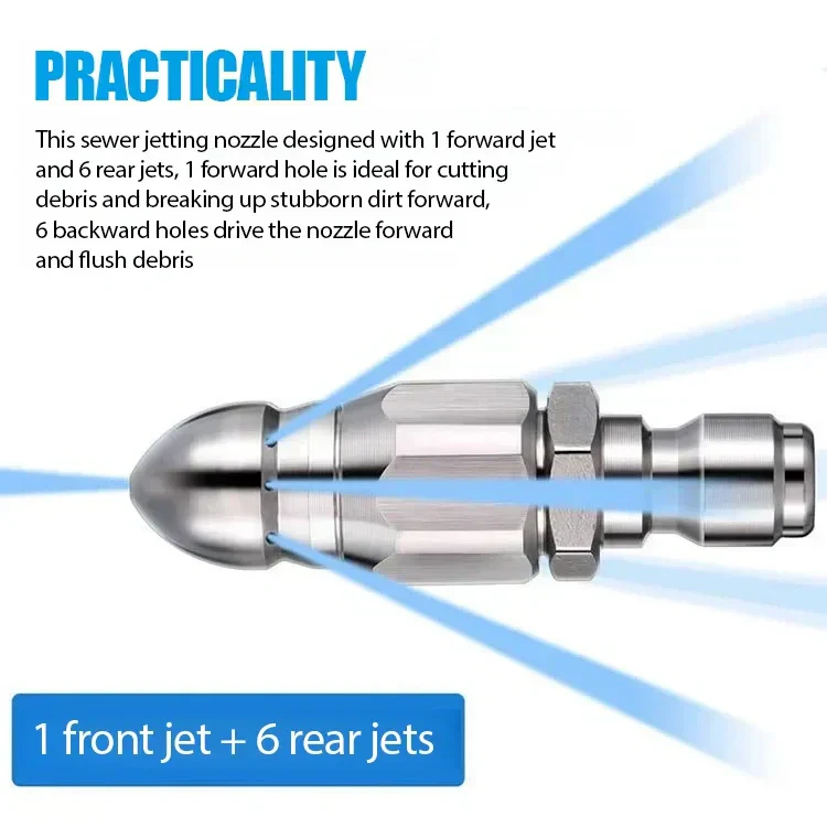 💝50% OFF💝Powerful Pipe Cleaning and Unclogging Nozzle💥