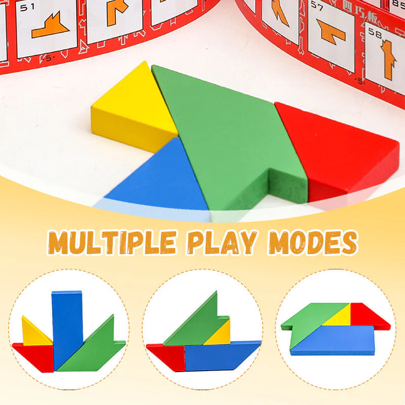 🔥Wooden T-Shaped Educational Puzzle Toy